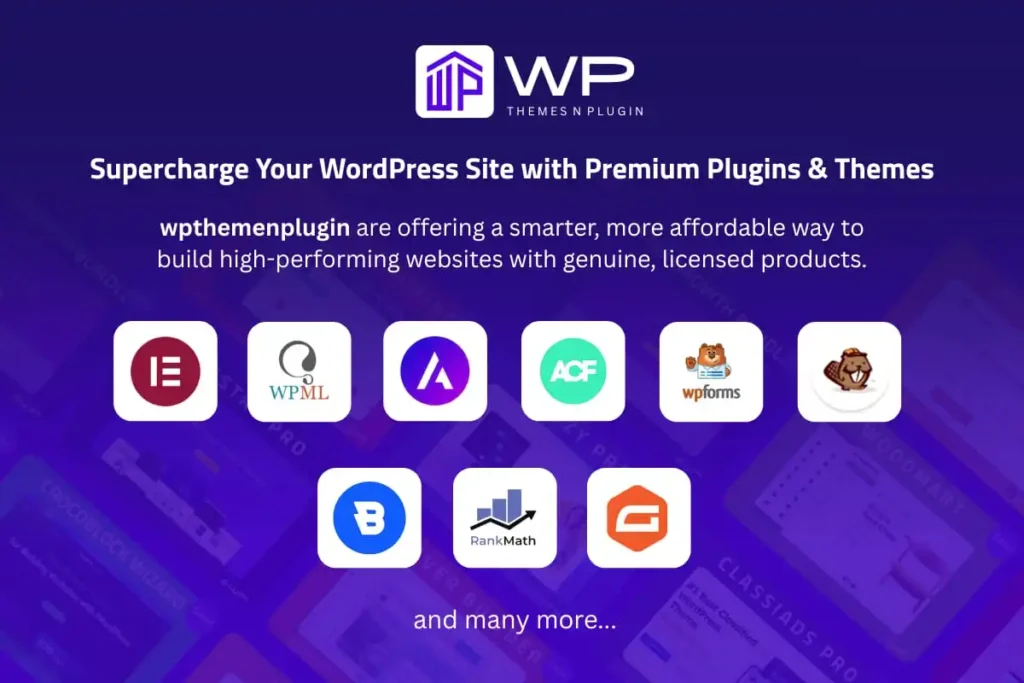 Affordable Premium WordPress Themes & Plugins – wpthemenplugin