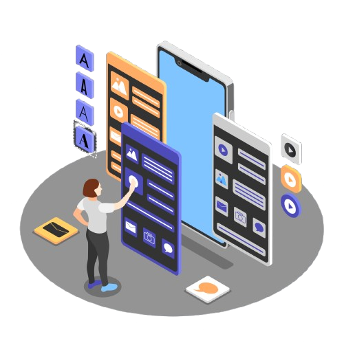 26762190 2112 i301 035 F m004 c9 UI and UX designers concepts isometric background removebg preview