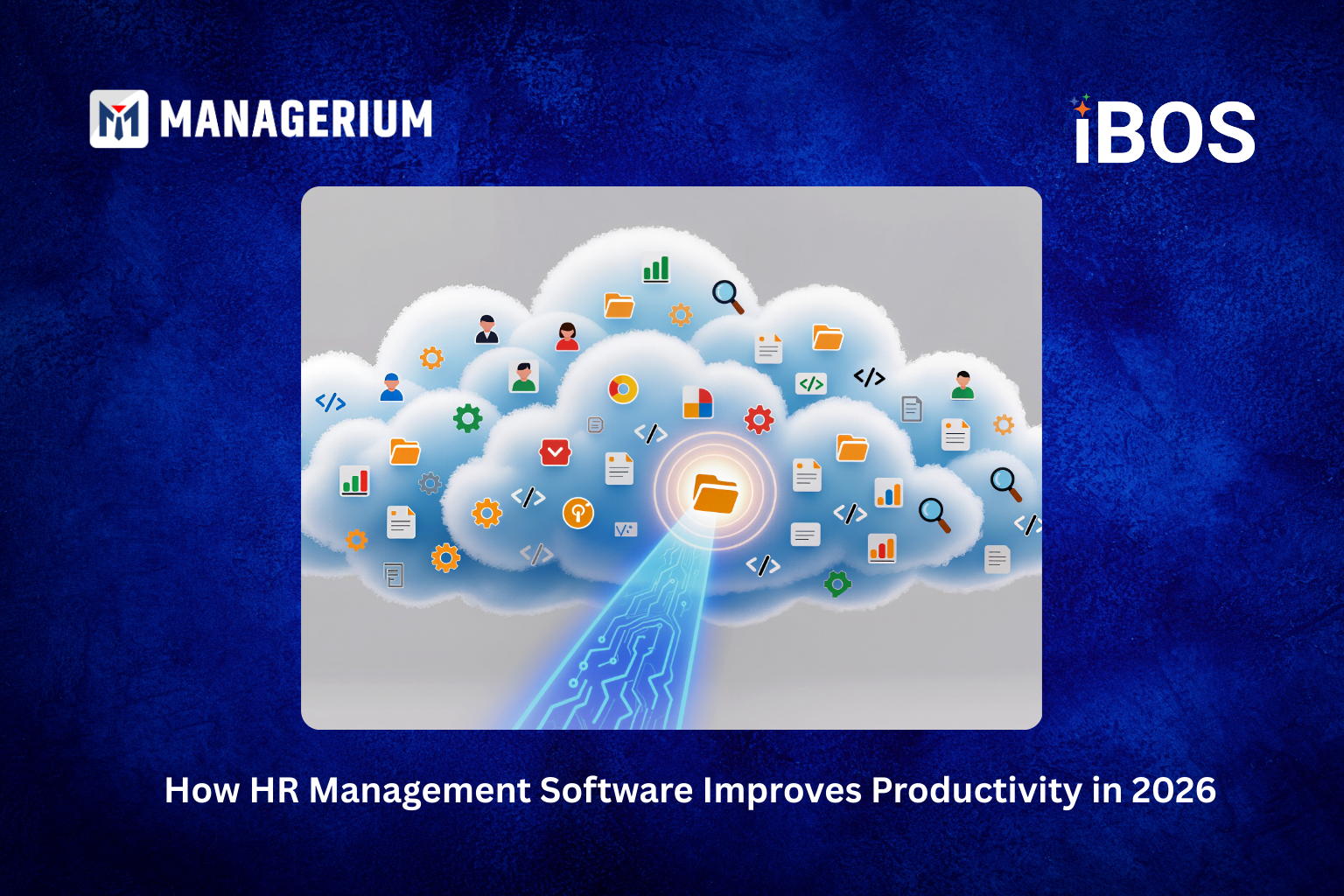Illustration of HR management software interface