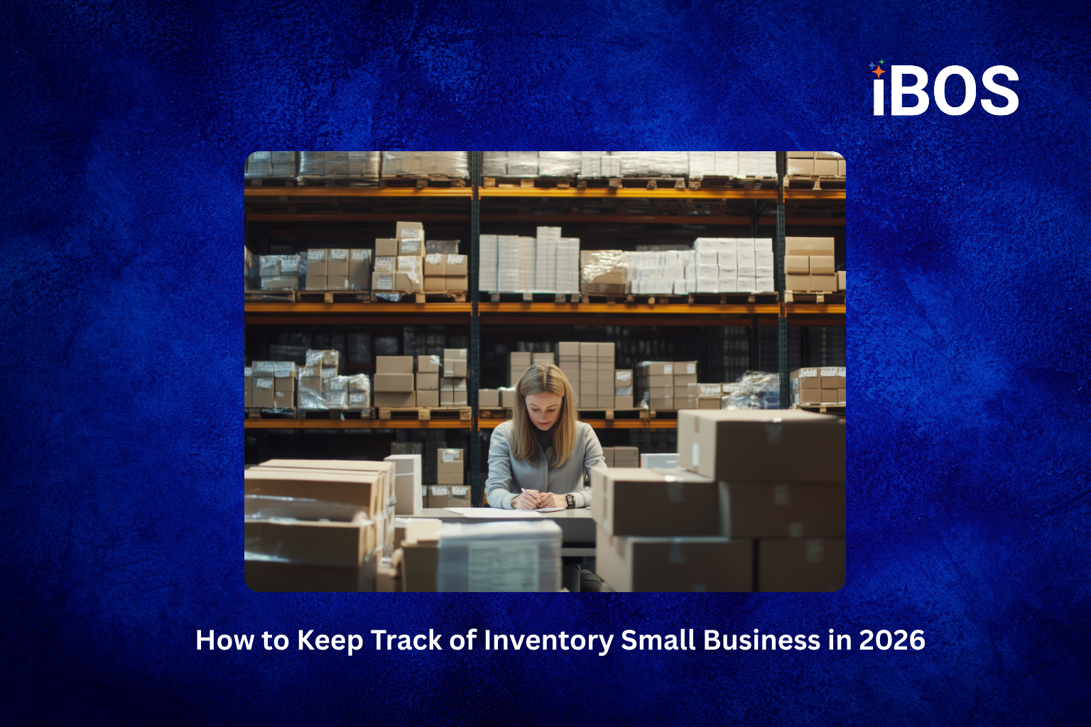 Infographic illustrating inventory tracking solutions for small businesses.
