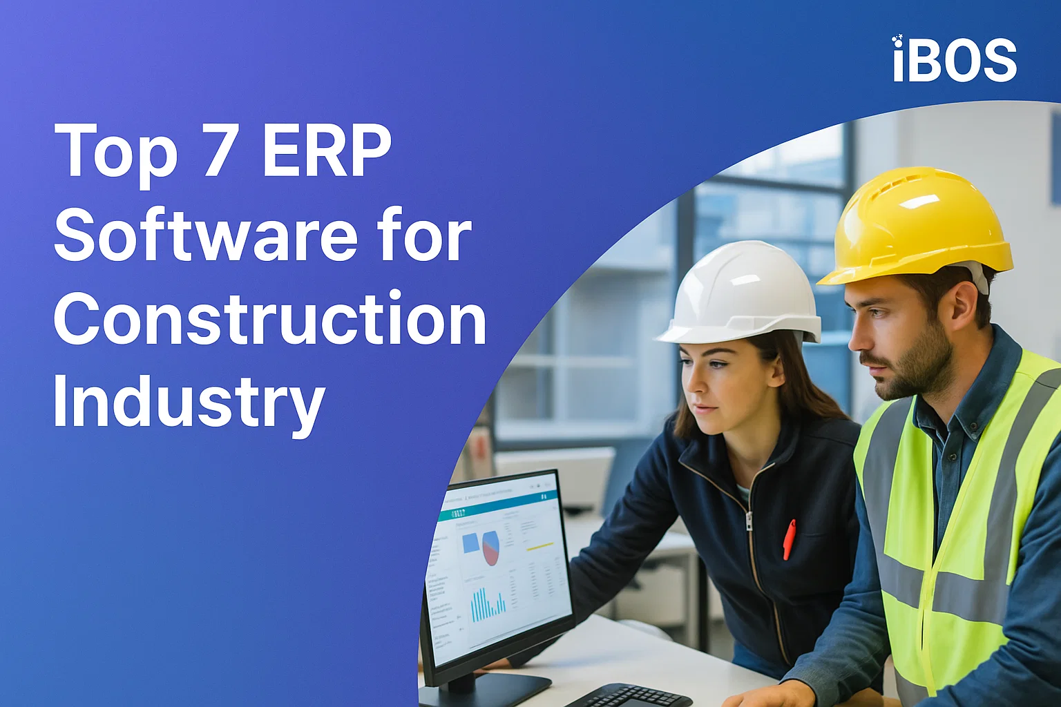 Featured image showing the best ERP solution for construction